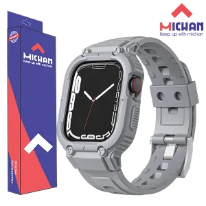 بند میچان مدل G-SHOCK مناسب برای اپل واچ سری SE/4/5/6 سایز 44/45 میلی متری