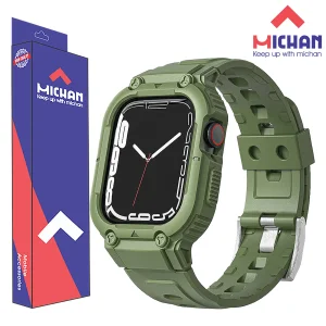 بند میچان مدل G-SHOCK مناسب برای اپل واچ سری SE/4/5/6 سایز 44/45 میلی متری