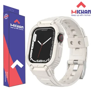 بند میچان مدل G-SHOCK مناسب برای اپل واچ سری SE/4/5/6 سایز 44/45 میلی متری