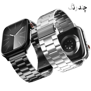 بند اسپریگ مدل 3Bead MixC مناسب برای اپل واچ سایز 46 mm سری 10 مجموعه دو عددی