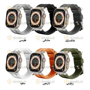 بند آلتیمیت شیلد مدل Stylish AP مناسب برای اپل واچ سری 1/2/3/4/5/6/7/8/SE/Ultra سایز 42/44/45/49 میلی‌ متری