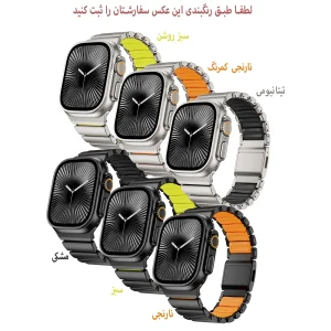 بند اسپریگ مدل Norman REDEF مناسب برای اپل واچ 42/44/45/46/49 میلی متری سری Se/1/2/3/4/5/6/7/8/9/10/Ultra/Ultra2