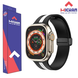 بند میچان مدل مگنتی Magnetic-2CC مناسب برای اپل واچ سری سایز /42/44/45/46/49 میلی متری