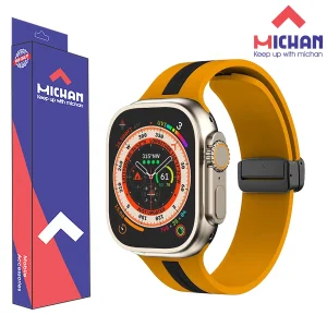 بند میچان مدل مگنتی Magnetic-2CC مناسب برای اپل واچ سری سایز /42/44/45/46/49 میلی متری