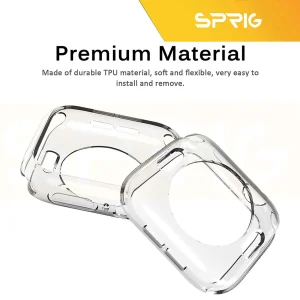 کاور اسپریگ مدل Clear Protective مناسب برای اپل واچ Series 10 42mm Aluminum