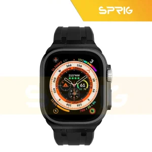 بند اسپریگ مدل Luxury AP BLK مناسب برای اپل واچ سری 2/3/4/5/6/7/8/9/SE/ULTRA/1 سایز 42/44/45/49 میلی متری