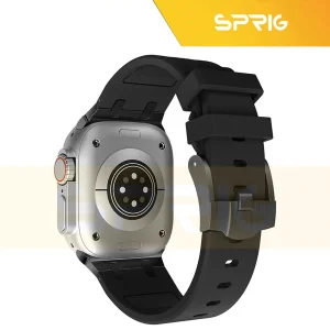 بند اسپریگ مدل Luxury AP BLK مناسب برای اپل واچ سری 2/3/4/5/6/7/8/9/SE/ULTRA/1 سایز 42/44/45/49 میلی متری