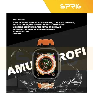 بند اسپریگ مدل Luxury AP BLK مناسب برای اپل واچ سری 2/3/4/5/6/7/8/9/SE/ULTRA/1 سایز 42/44/45/49 میلی متری