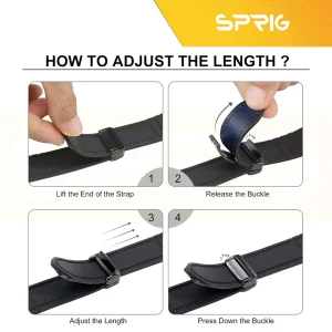بند اسپریگ مدل Leather Magnetic Sic مناسب برای اپل واچ Series 10 42mm