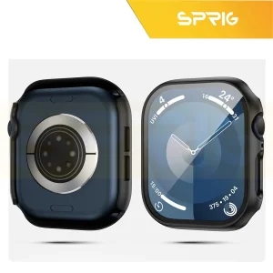 کاور اسپریگ مدل 360 Guard مناسب برای اپل واچ Series 10 46mm به همراه محافظ صفحه نمایش