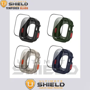 کاور آلتیمیت شیلد مدل SIC Armor UL مناسب برای اپل واچ سری 7/8/9 سایز 45 میلی متری به همراه محافظ صفحه نمایش