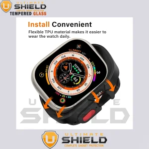 کاور آلتیمیت شیلد مدل SIC Armor UL مناسب برای اپل واچ سری 7/8/9 سایز 45 میلی متری به همراه محافظ صفحه نمایش