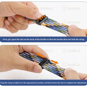 بند آلتیمیت شیلد مدل Braided Magsolo مناسب برای اپل واچ 46 میلی متری سری 10