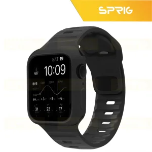 بند اسپریگ مدل Spig Protection مناسب برای اپل واچ سری 7/8/9 سایز 41 میلی متری به همراه کاور