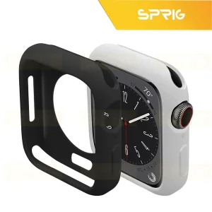 بند اسپریگ مدل Spig Protection مناسب برای اپل واچ سری 7/8/9 سایز 41 میلی متری به همراه کاور