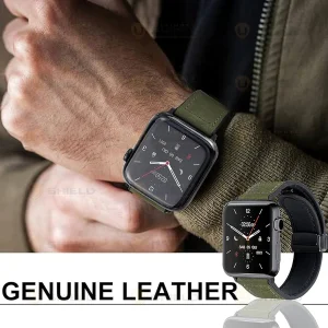 بند آلتیمیت شیلد مدل Smooth Leather Mag مناسب برای اپل واچ 38/40/41 میلی متری سری SE/1/2/3/4/5/6/7/8/9