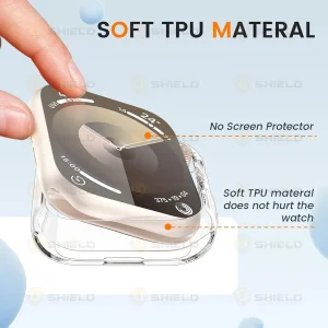 کاور آلتیمیت شیلد مدل Transparent GRD مناسب برای اپل واچ Series 11 42mm