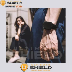 بند آلتیمیت شیلد مدل 3Bid-Cover-UL مناسب برای اپل واچ Series SE 2022 Aluminum Case 44mm / SE 2021 Aluminum Case 44mm / Series 5 44mm / Series 6 44mm / SE 44mm به همراه کاور