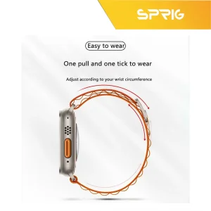 بند اسپریگ مدل Loop Alpine Clear Cover مناسب برای اپل واچ Ultra 49 میلی متر به همراه کاور