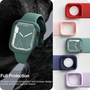 کاور آکوآرا مدل Jelly Protect مناسب برای اپل واچ سری 10 سایز 46 میلیمتری به همراه محافظ صفحه نمایش