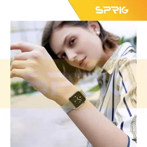 بند اسپریگ مدل magnetic silicon dual color مناسب برای اپل واچ Series 8 Aluminum 45mm / Series 7 Aluminum 45mm