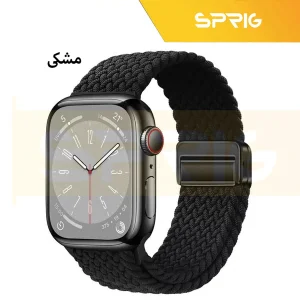 بند اسپریگ مدل Magnetic loop Braided مناسب برای اپل واچ سری Se/1/2/3/4/5/6/7/8/9/Ultra/Ultra2 سایز 42/44/45/49mm