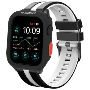 بند اسپریگ مدل Ferrer Rugged مناسب برای اپل واچ 46 میلی متری سری 10/11 به همراه کاور