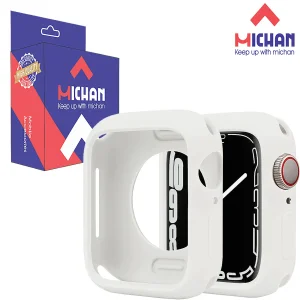 کاور میچان مدل Soft silicone مناسب برای اپل واچ سری Se/6/7/8/9 سایز 41 میلی متری