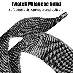 بند راینو مدل Milan-Mag مناسب برای اپل واچ سری SE 2021 / SE 2022 / SE 2023 سایز 40mm