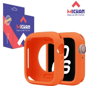 کاور میچان مدل Soft silicone مناسب برای اپل واچ سری Se/6/7/8/9 سایز 45 میلی متری