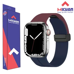 بند میچان مدل Magnetic 2c مناسب برای اپل واچ سری 1/2/3/4/5/6/7/8/9/10/SE/ULTRA سایز 44/45/46/49 میلی متری