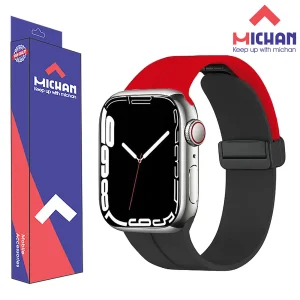 بند میچان مدل Magnetic 2c مناسب برای اپل واچ سری 1/2/3/4/5/6/7/8/9/10/SE/ULTRA سایز 44/45/46/49 میلی متری