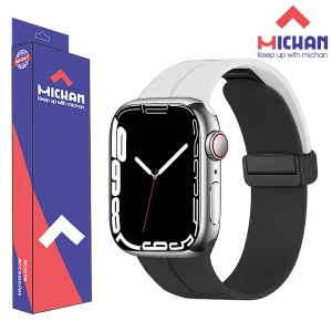 بند میچان مدل Magnetic 2c مناسب برای اپل واچ سری 1/2/3/4/5/6/7/8/9/10/SE/ULTRA سایز 44/45/46/49 میلی متری