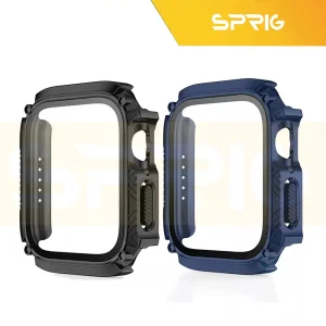 کاور اسپریگ مدل Armor Guard مناسب برای اپل واچ سری 7/8/9 سایز 41 میلی متری به همراه محافظ صفحه نمایش
