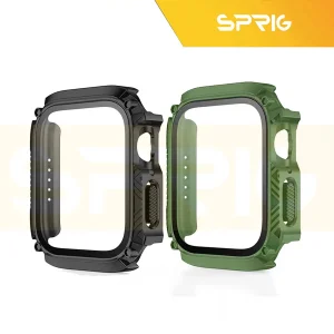 کاور اسپریگ مدل Armor Guard مناسب برای اپل واچ سری 7/8/9 سایز 41 میلی متری به همراه محافظ صفحه نمایش