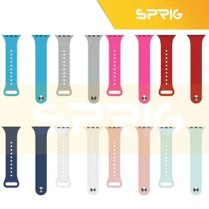 بند اسپریگ مدل Silicone مناسب برای اپل واچ SE 2022 44mm