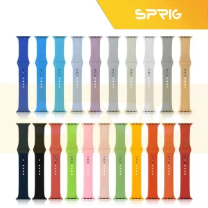 بند اسپریگ مدل Silicone مناسب برای اپل واچ SE 2022 44mm
