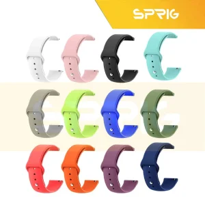 بند اسپریگ مدل Silicone مناسب برای اپل واچ SE 2022 44mm