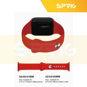بند اسپریگ مدل Silicone مناسب برای اپل واچ SE 2022 44mm