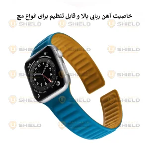 بند آلتیمیت شیلد مدل Magnet Loop مناسب برای اپل واچ Series 7 45mm / Series 8 45mm / Series 9 45mm