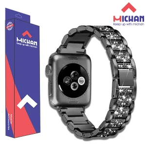 بند میچان مدل Shiny jewel مناسب برای ساعت هوشمند اسمارت واچ HK8 Pro Max / HK9 Pro Max / HK10 Pro Max
