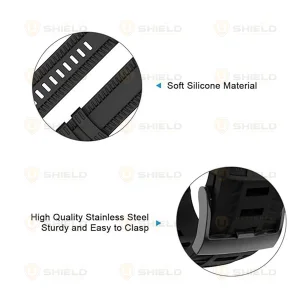 بند آلتیمیت شیلد مدل Rugged Tire مناسب برای اپل واچ 42 میلی متری سری 10/11 به همراه کاور