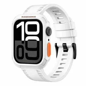 بند آلتیمیت شیلد مدل Rugged Tire مناسب برای اپل واچ 42 میلی متری سری 10/11 به همراه کاور