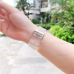 بند آلتیمیت شیلد مدل Transparent Shock مناسب برای اپل واچ 49 mm سری Ultra / Ultra 2 به همراه کاور