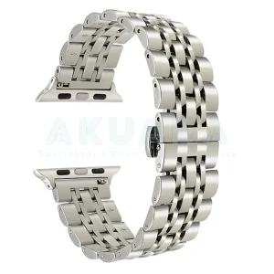 بند آکوآرا مدل 7Bead مناسب برای اپل واچ سری Se/1/2/3/4/5/6/7/8/9 سایز 42/44/45 میلیمتری