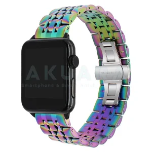 بند آکوآرا مدل 7Bead مناسب برای اپل واچ سری Se/1/2/3/4/5/6/7/8/9 سایز 42/44/45 میلیمتری