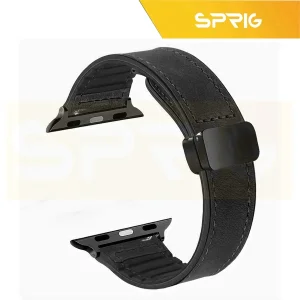 بند اسپریگ مدل Magnetic Soft Leather GLS مناسب برای اپل واچ 40 میلی متری سری 4/5/6/Se به همراه کاور