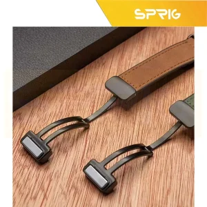 بند اسپریگ مدل Magnetic Soft Leather GLS مناسب برای اپل واچ 40 میلی متری سری 4/5/6/Se به همراه کاور