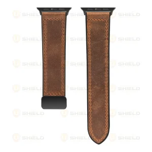 بند آلتیمیت شیلد مدل Smooth Leather Mag مناسب برای اپل واچ 42/44/45 میلی متری سری SE/1/2/3/4/5/6/7/8/9