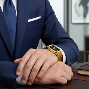 بند اسپریگ مدل GLD-APSTL مناسب برای اپل واچ 46 میلی متری سری 10/11 به همراه کاور